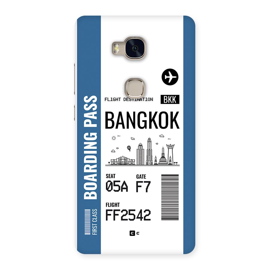 Bangkok Boarding Pass Back Case for Honor 5X