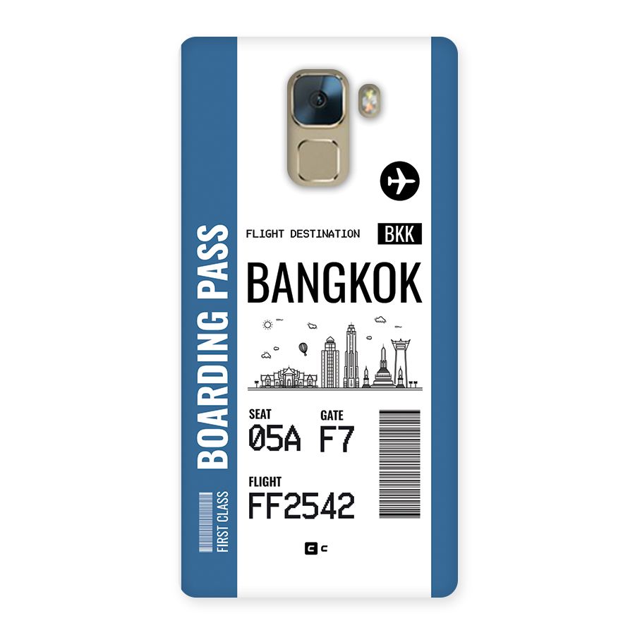 Bangkok Boarding Pass Back Case for Honor 7