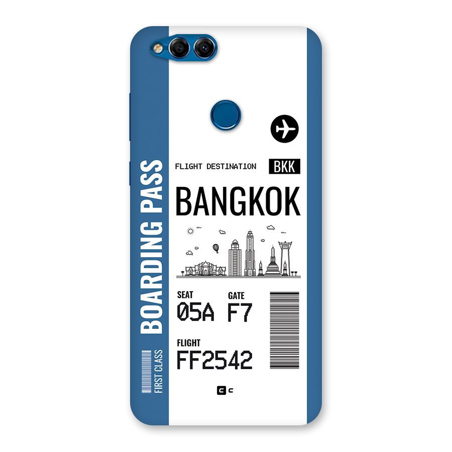 Bangkok Boarding Pass Back Case for Honor 7X