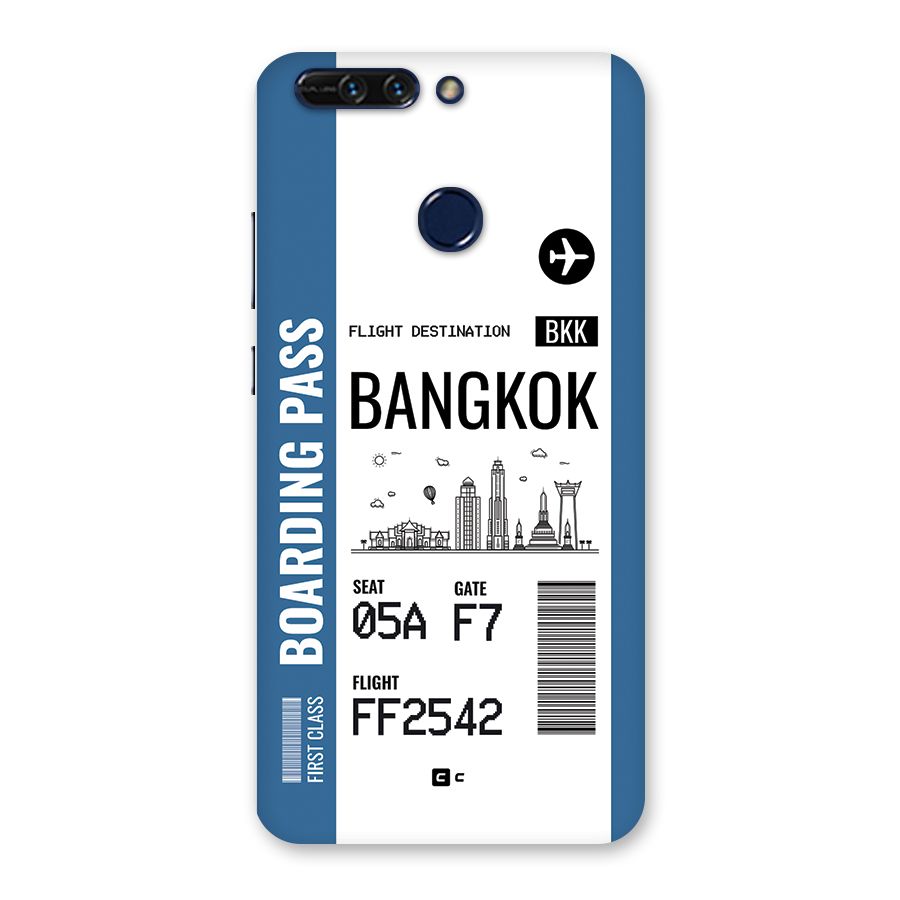 Bangkok Boarding Pass Back Case for Honor 8 Pro