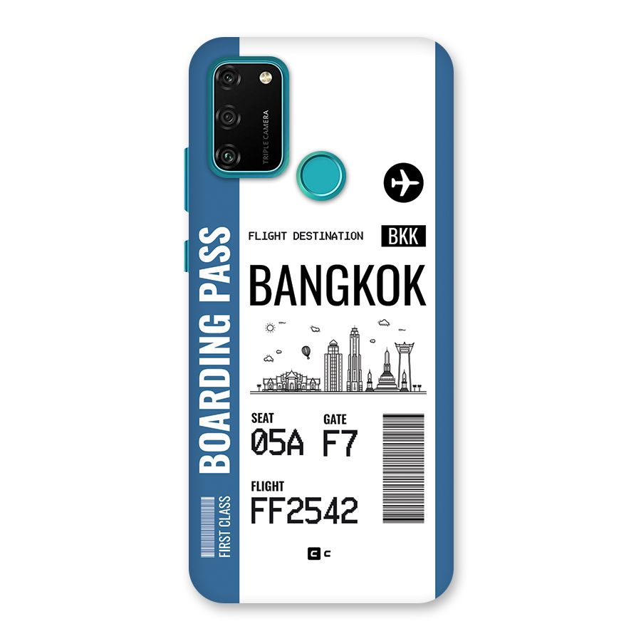 Bangkok Boarding Pass Back Case for Honor 9A