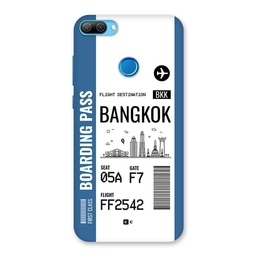 Bangkok Boarding Pass Back Case for Honor 9N