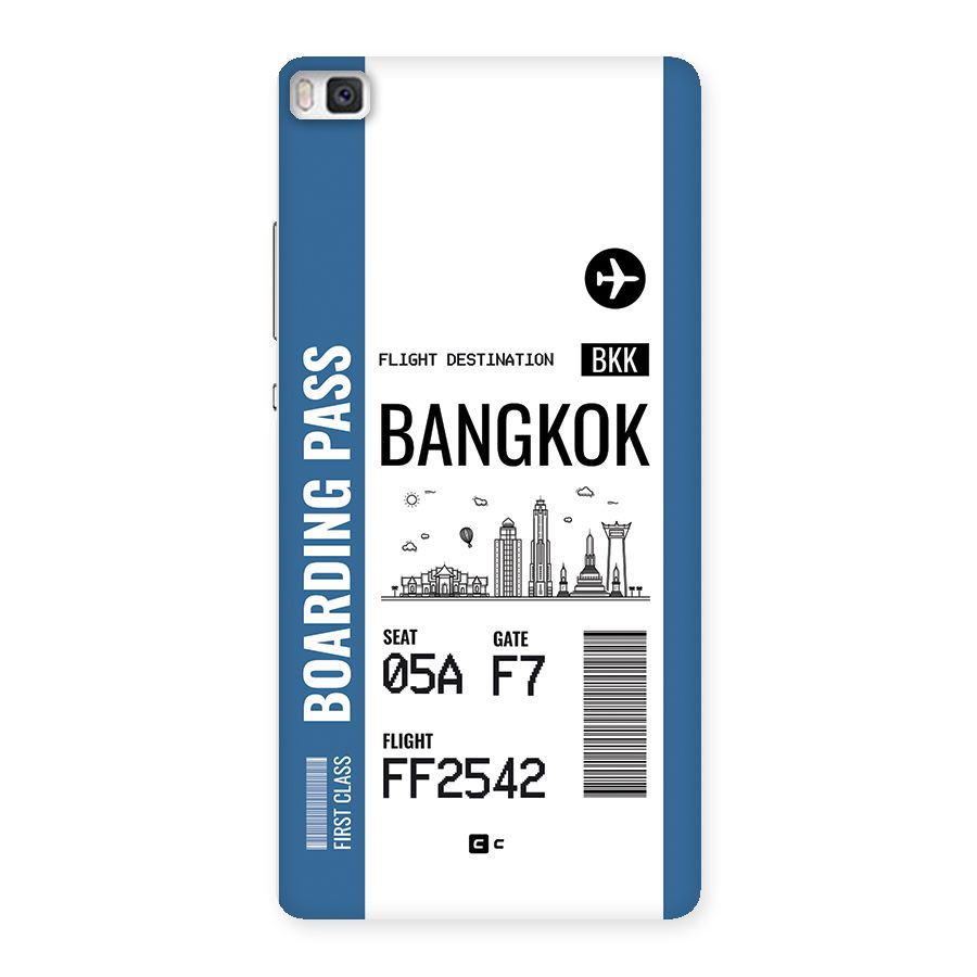 Bangkok Boarding Pass Back Case for Huawei P8