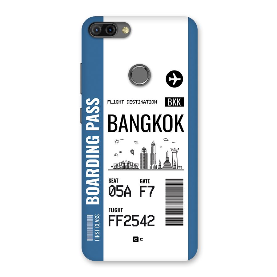 Bangkok Boarding Pass Back Case for Infinix Hot 6 Pro