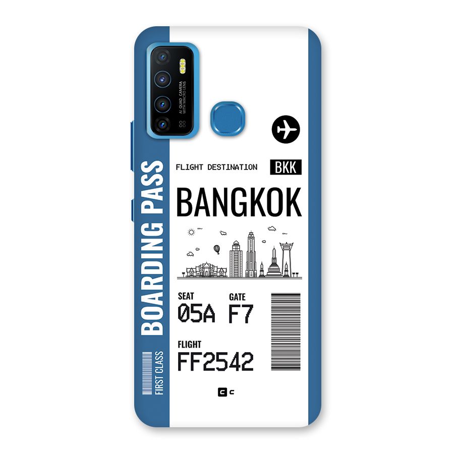 Bangkok Boarding Pass Back Case for Infinix Hot 9
