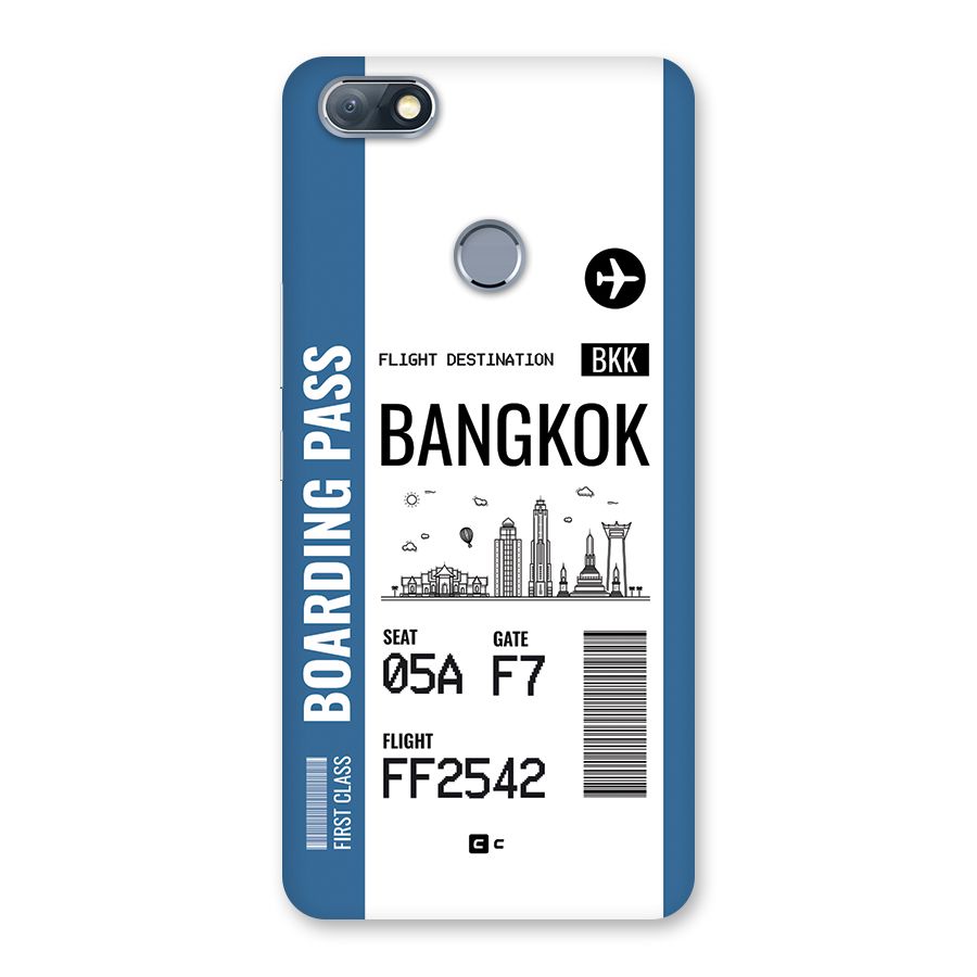 Bangkok Boarding Pass Back Case for Infinix Note 5