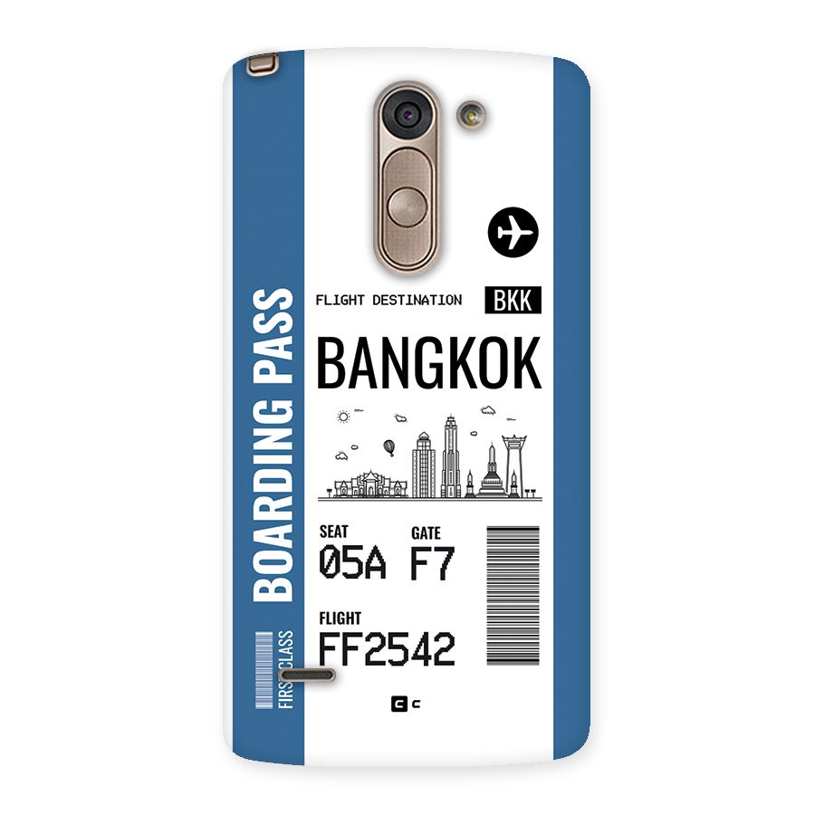Bangkok Boarding Pass Back Case for LG G3 Stylus