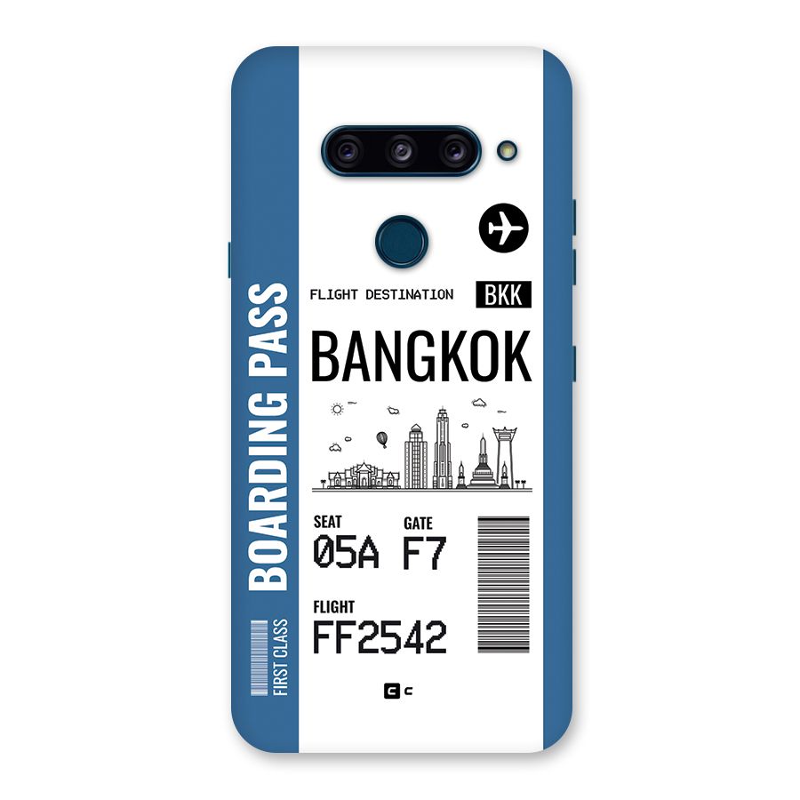 Bangkok Boarding Pass Back Case for LG  V40 ThinQ