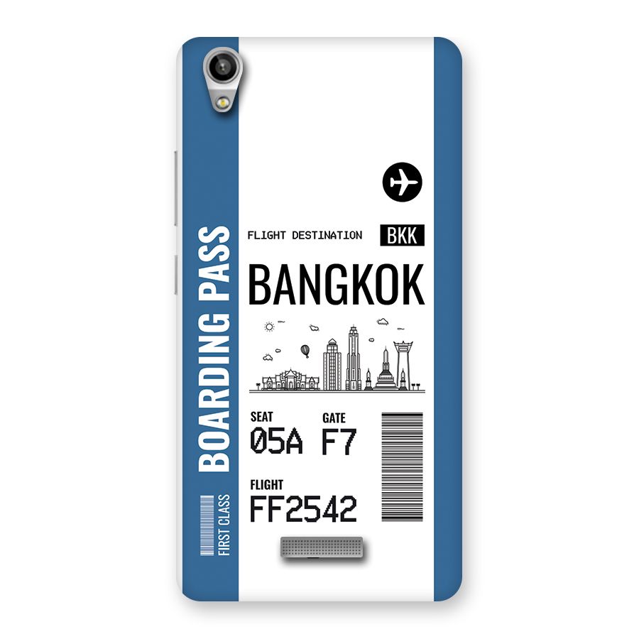 Bangkok Boarding Pass Back Case for Lava Pixel V1