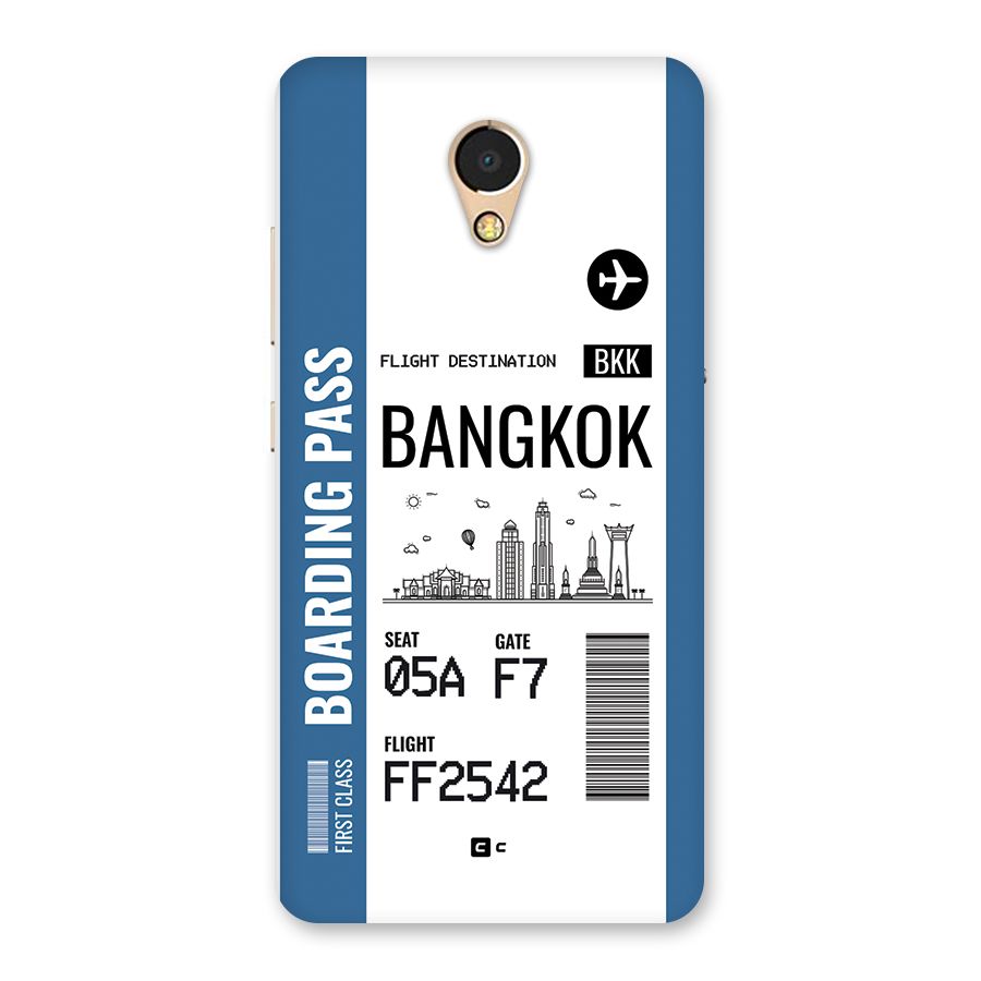 Bangkok Boarding Pass Back Case for Lenovo P2