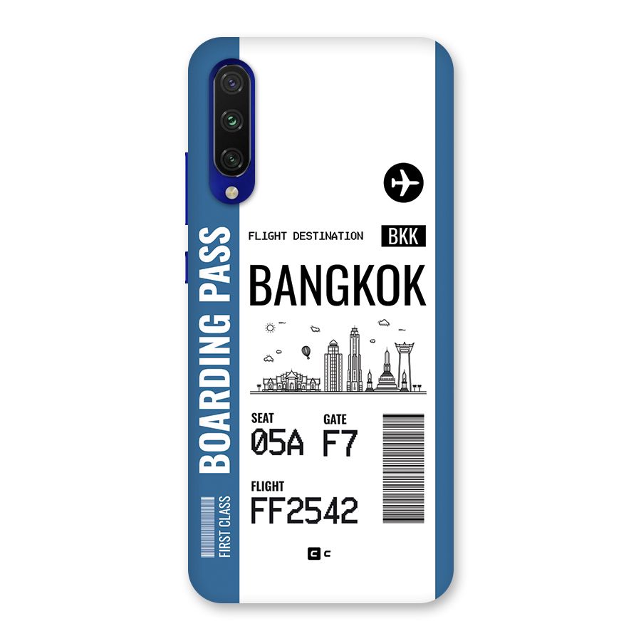 Bangkok Boarding Pass Back Case for Mi A3