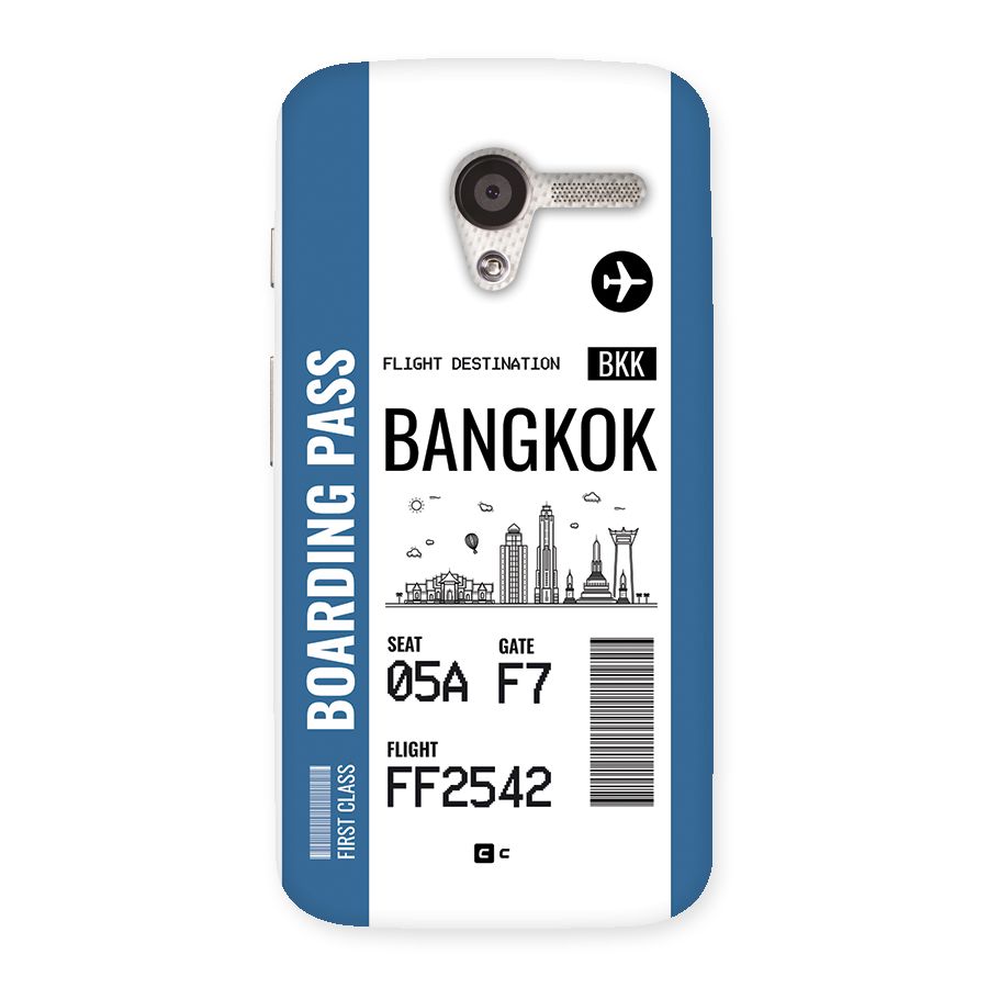 Bangkok Boarding Pass Back Case for Moto X