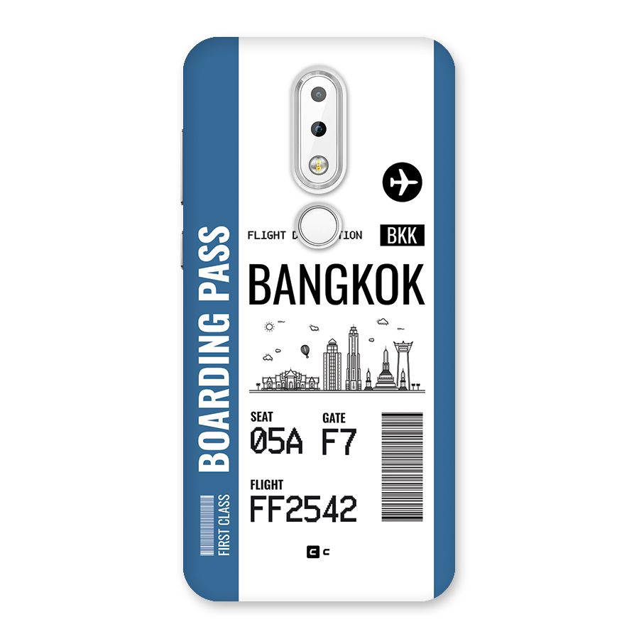 Bangkok Boarding Pass Back Case for Nokia 6.1 Plus