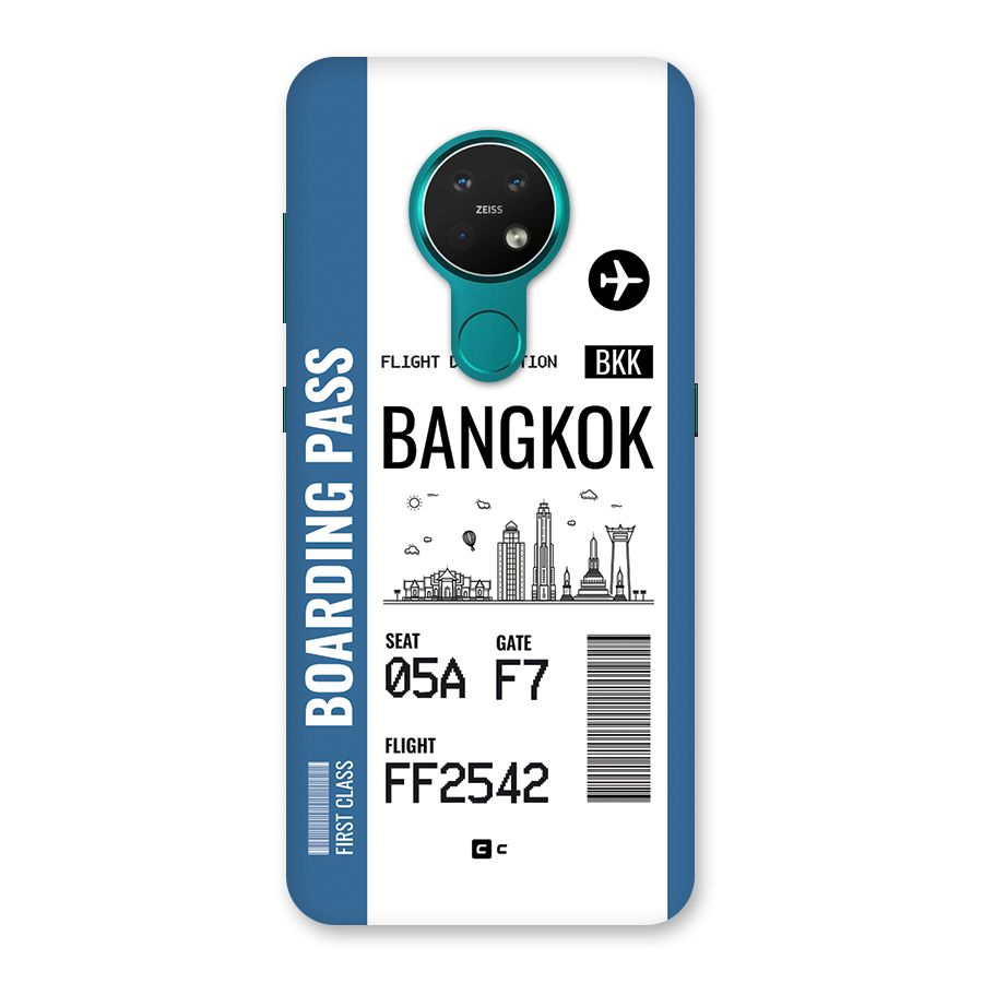 Bangkok Boarding Pass Back Case for Nokia 7.2
