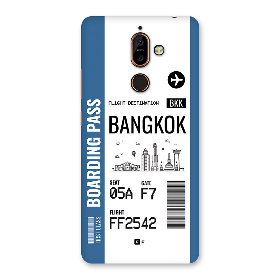 Bangkok Boarding Pass Back Case for Nokia 7 Plus