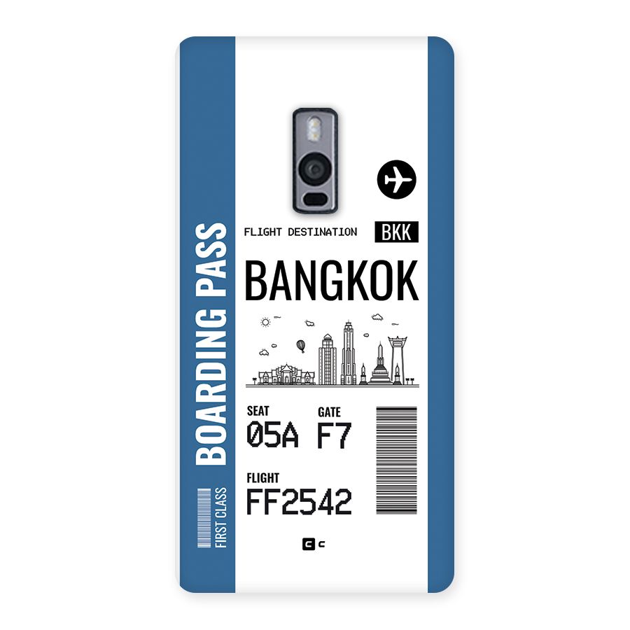 Bangkok Boarding Pass Back Case for OnePlus 2