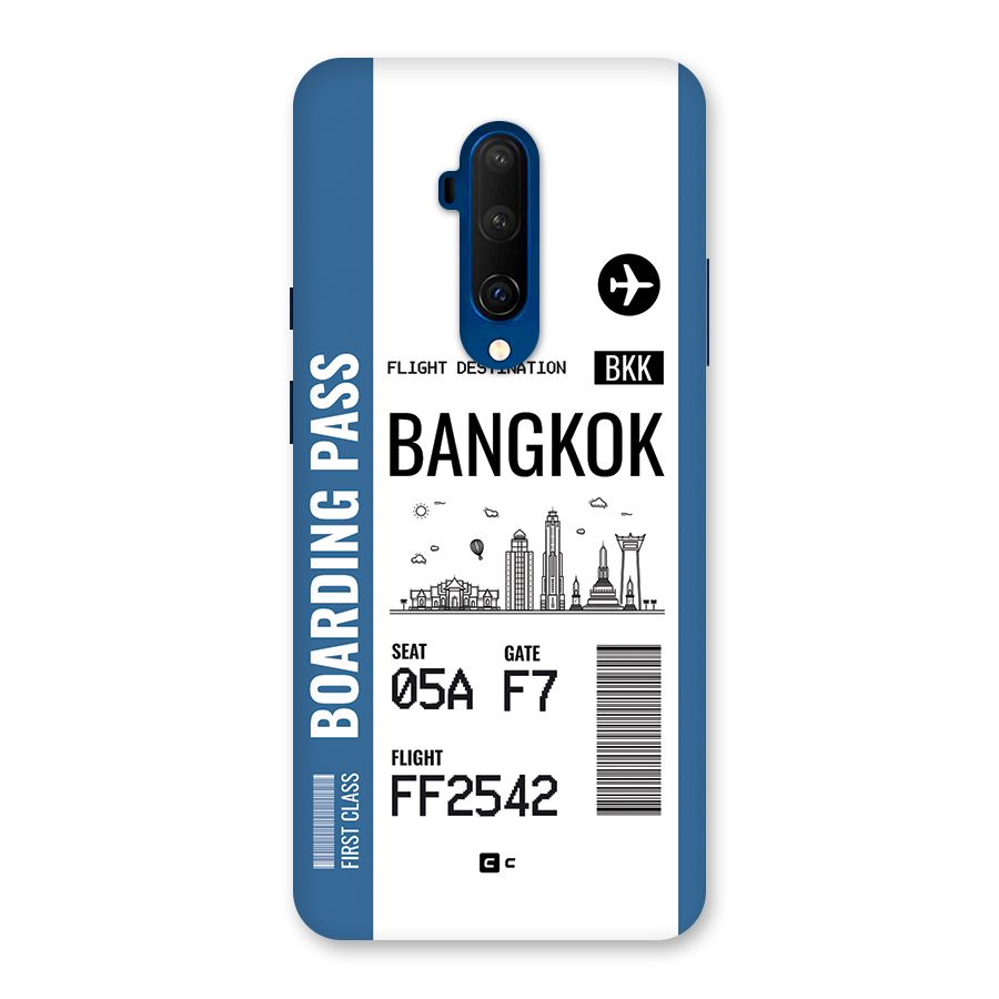 Bangkok Boarding Pass Back Case for OnePlus 7T Pro