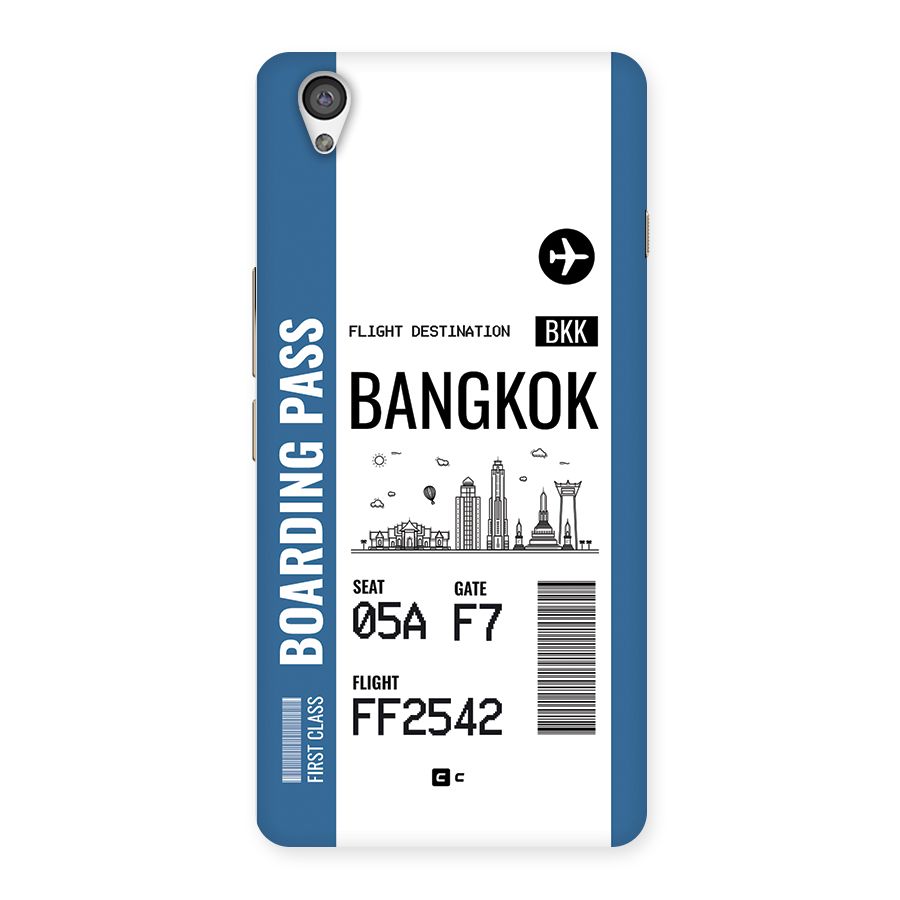 Bangkok Boarding Pass Back Case for OnePlus X