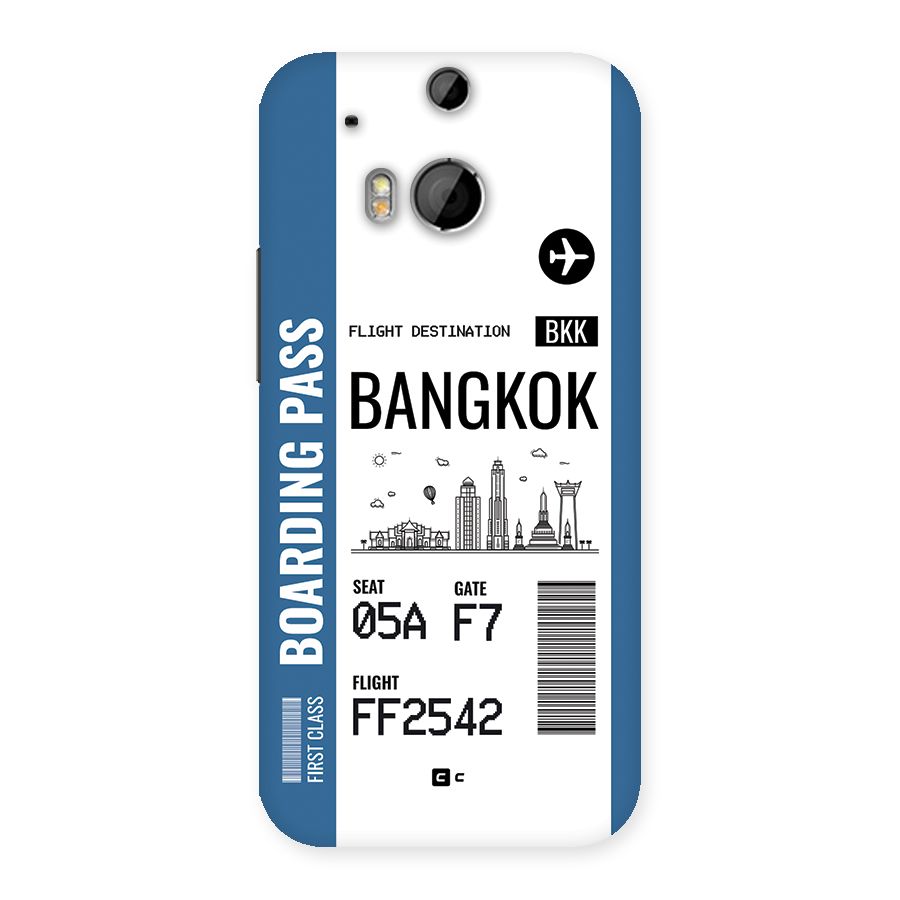 Bangkok Boarding Pass Back Case for One M8