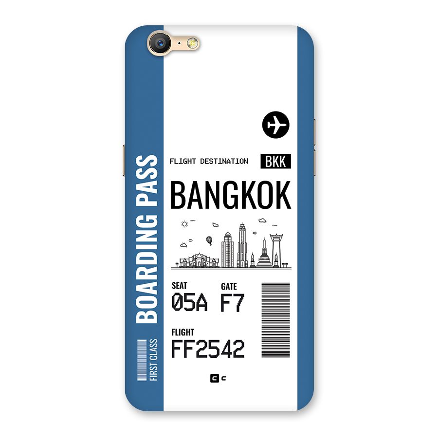 Bangkok Boarding Pass Back Case for Oppo A57