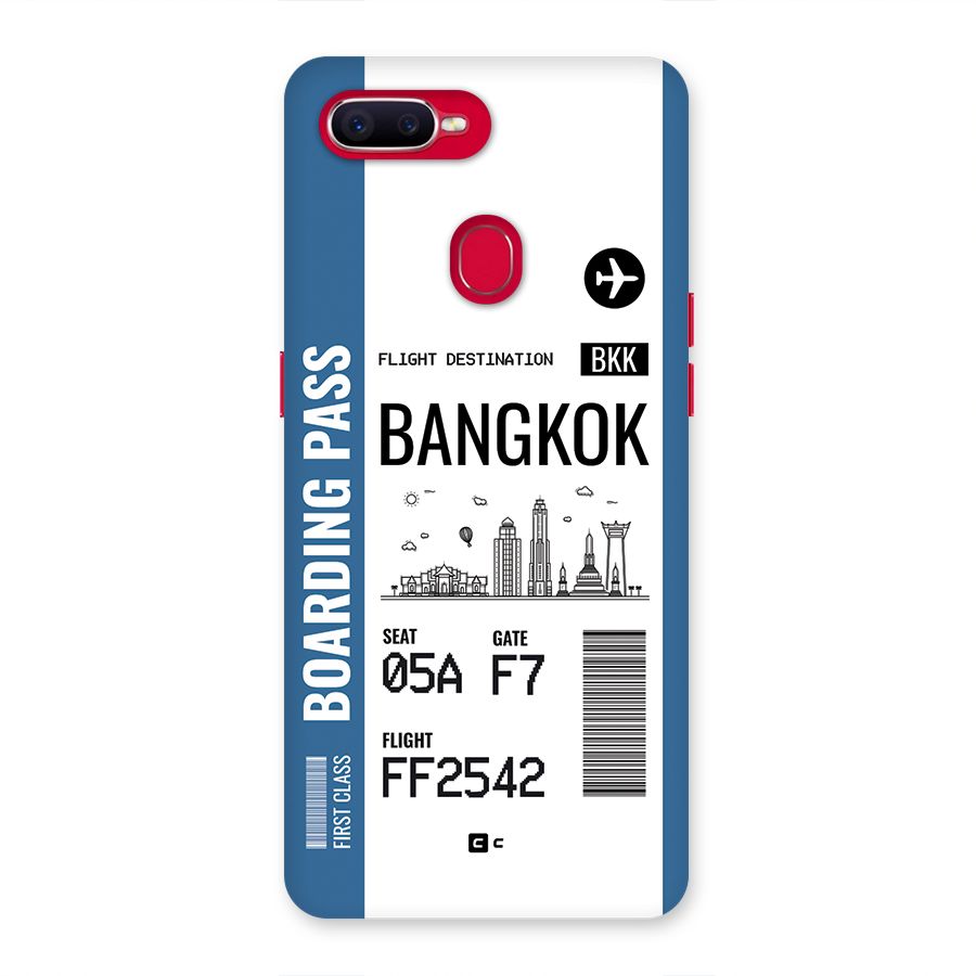 Bangkok Boarding Pass Back Case for Oppo F9 Pro