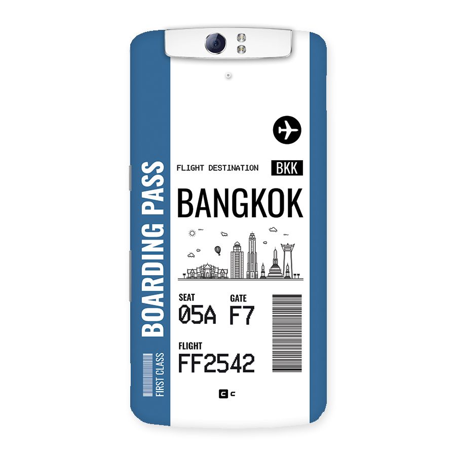 Bangkok Boarding Pass Back Case for Oppo N1