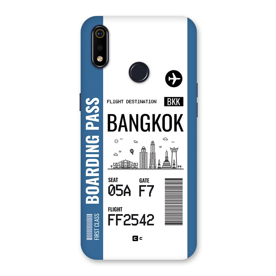 Bangkok Boarding Pass Back Case for Realme 3i