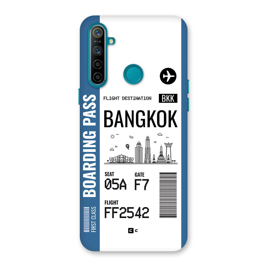 Bangkok Boarding Pass Back Case for Realme 5i