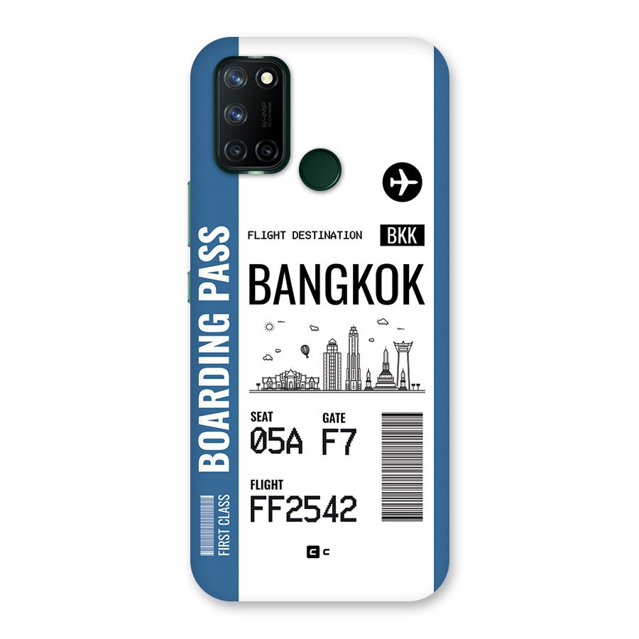 Bangkok Boarding Pass Back Case for Realme 7i