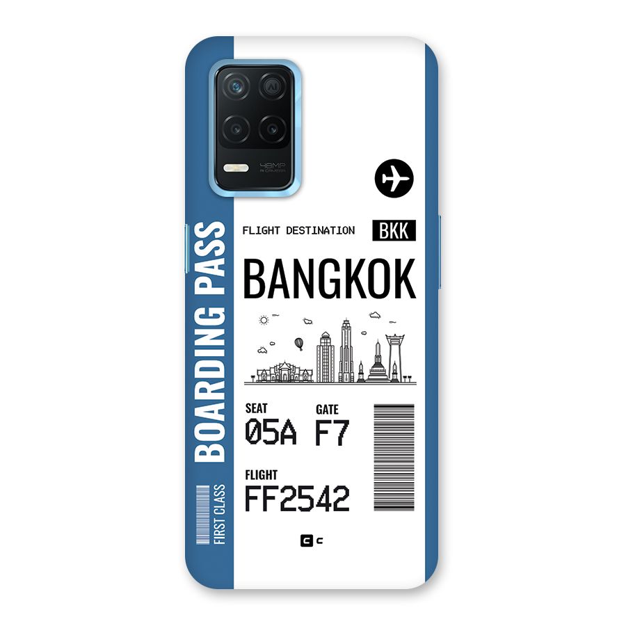Bangkok Boarding Pass Back Case for Realme 8 5G