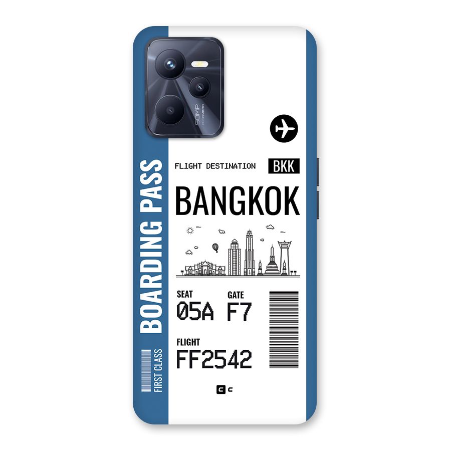 Bangkok Boarding Pass Back Case for Realme C35