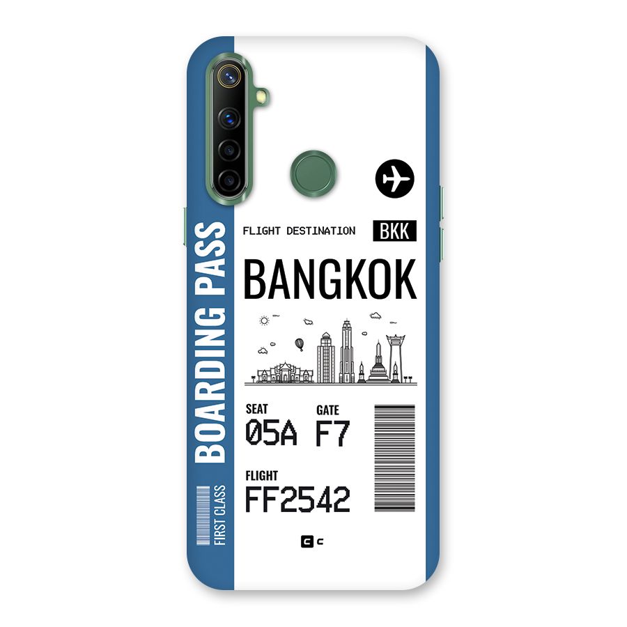 Bangkok Boarding Pass Back Case for Realme Narzo 10