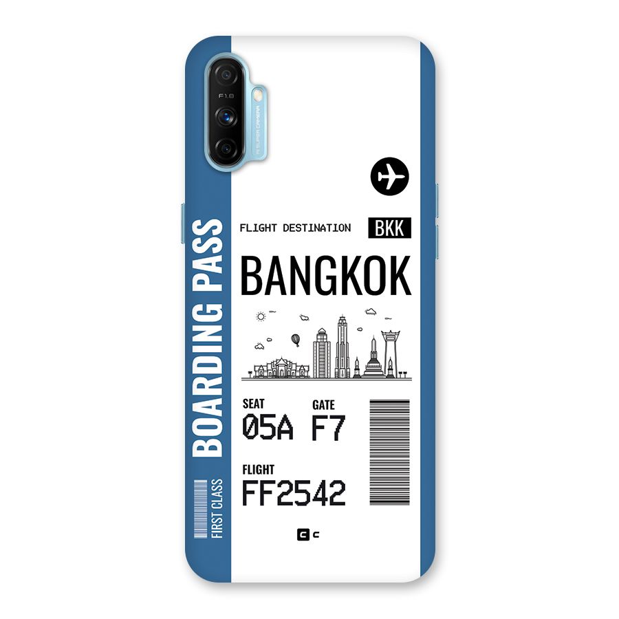 Bangkok Boarding Pass Back Case for Realme Narzo 20A