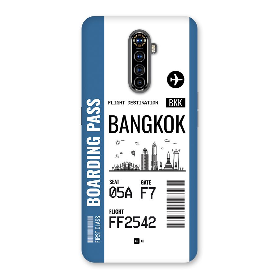 Bangkok Boarding Pass Back Case for Realme X2 Pro