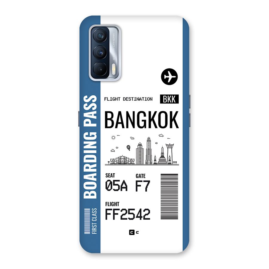 Bangkok Boarding Pass Back Case for Realme X7