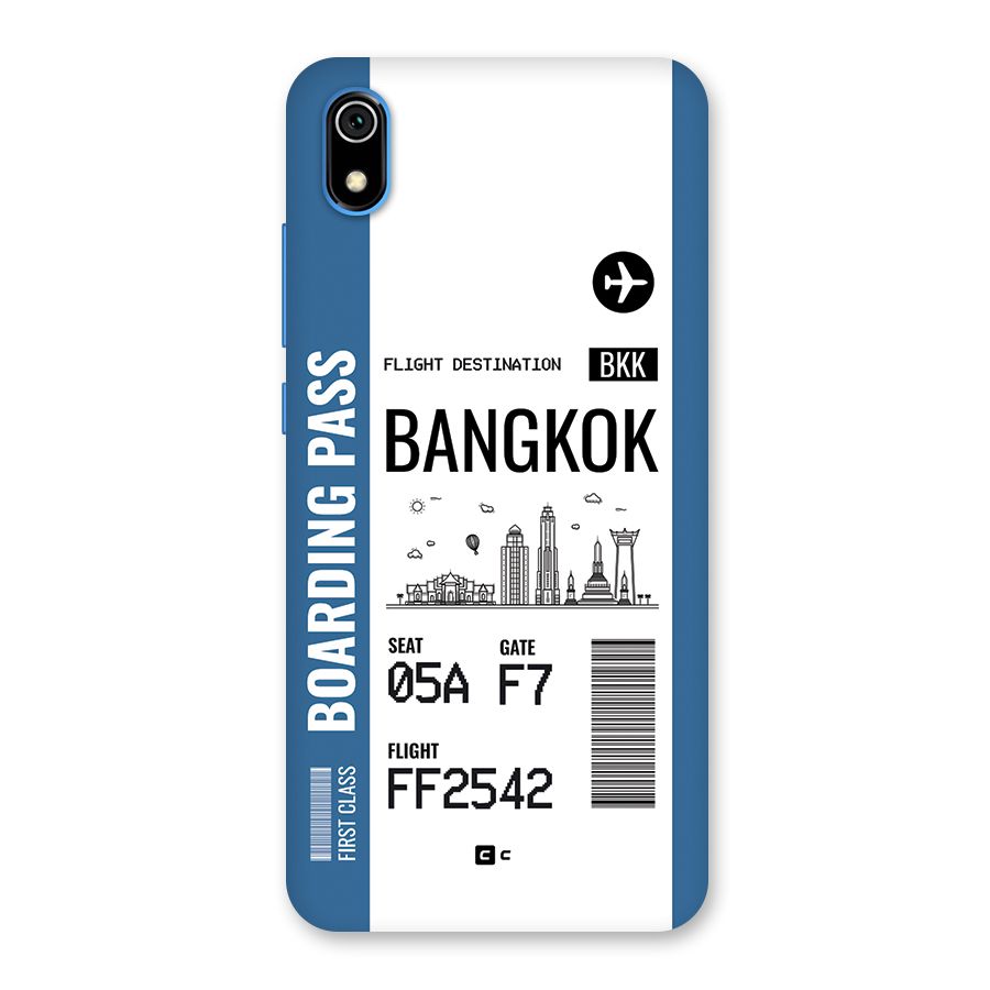 Bangkok Boarding Pass Back Case for Redmi 7A