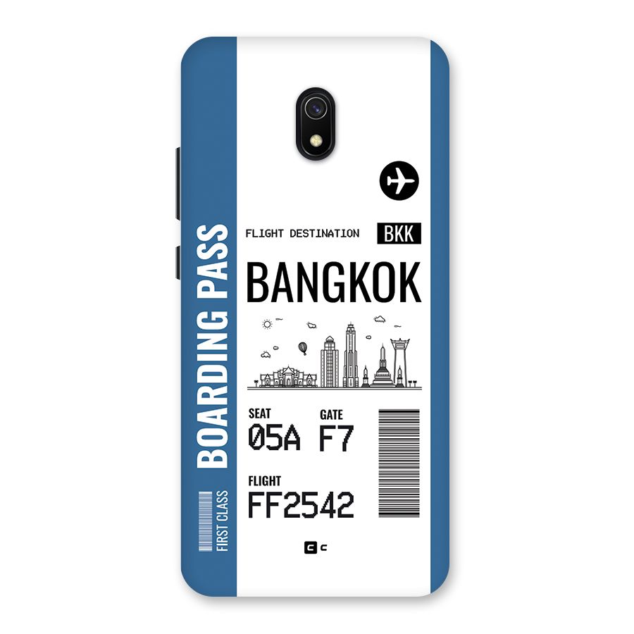 Bangkok Boarding Pass Back Case for Redmi 8A