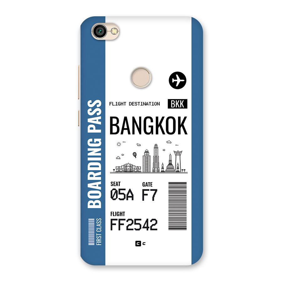 Bangkok Boarding Pass Back Case for Redmi Y1 2017