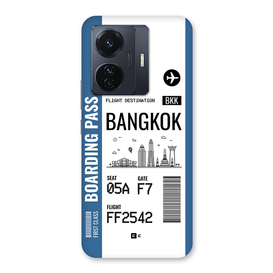 Bangkok Boarding Pass Back Case for Vivo T1 Pro