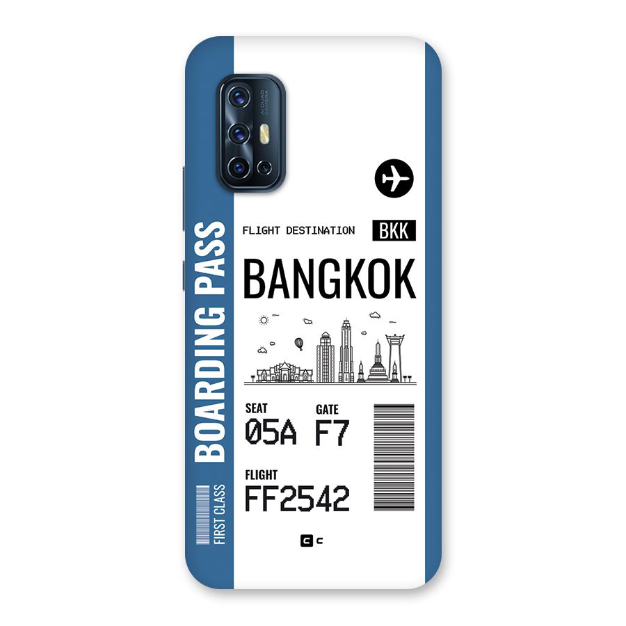 Bangkok Boarding Pass Back Case for Vivo V17