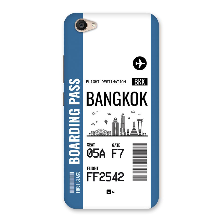 Bangkok Boarding Pass Back Case for Vivo V5 Plus