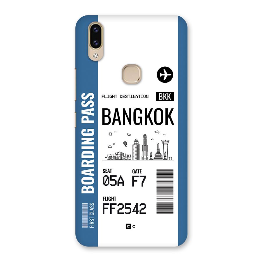 Bangkok Boarding Pass Back Case for Vivo V9 Youth