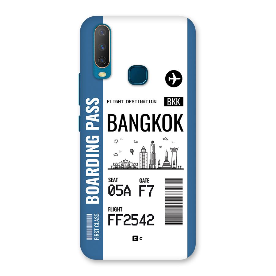 Bangkok Boarding Pass Back Case for Vivo Y11