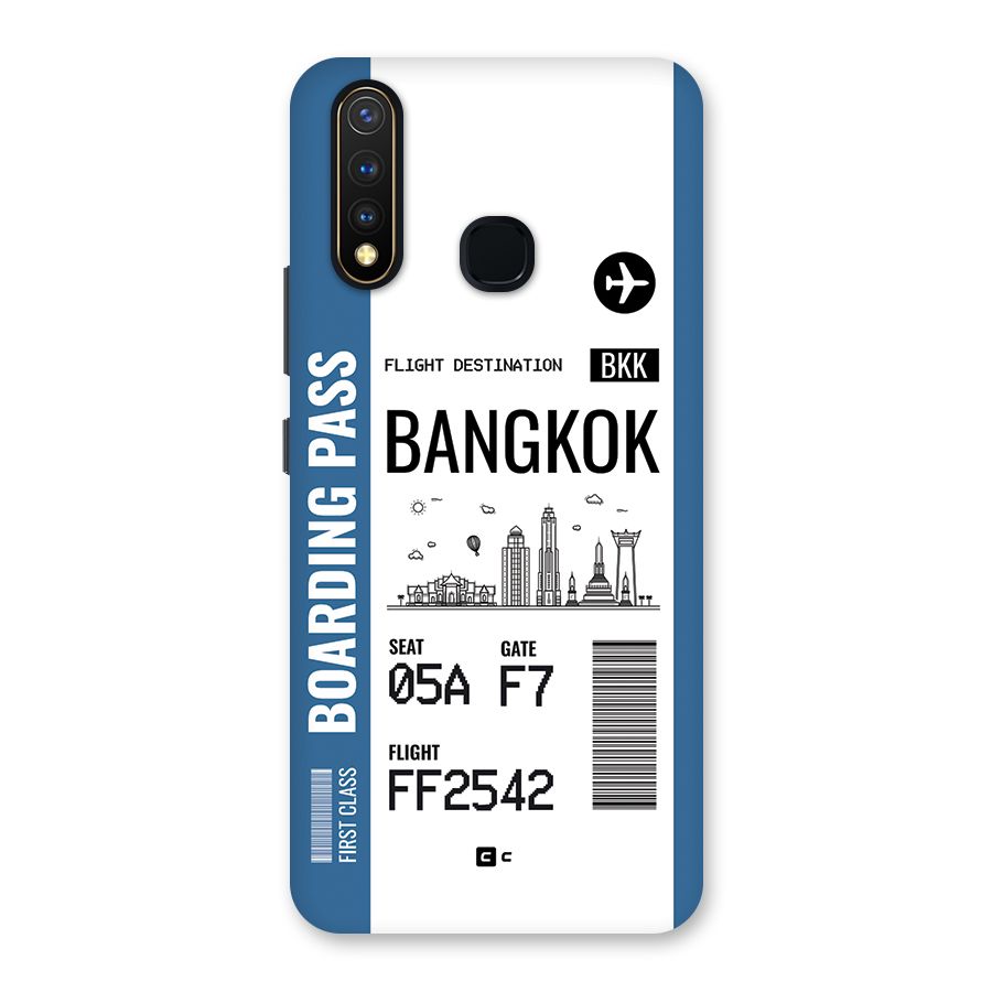 Bangkok Boarding Pass Back Case for Vivo Y19