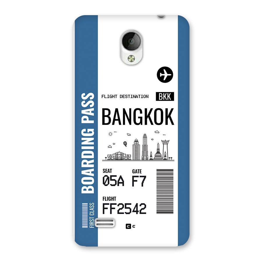 Bangkok Boarding Pass Back Case for Vivo Y21