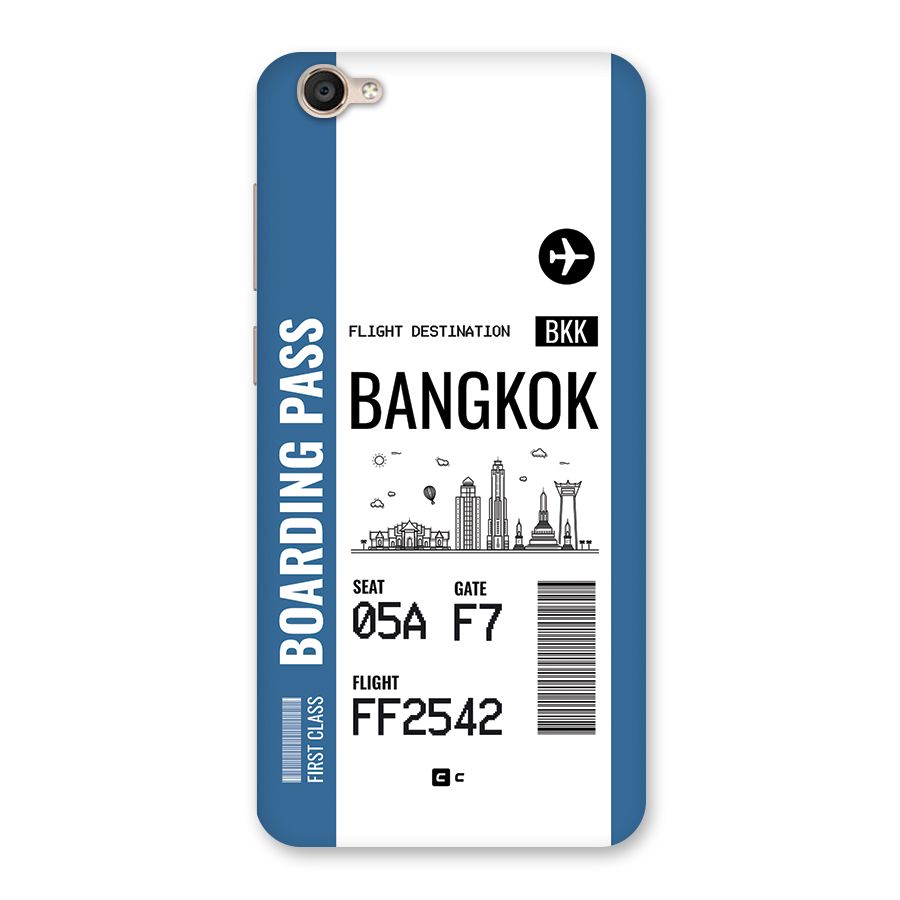 Bangkok Boarding Pass Back Case for Vivo Y55