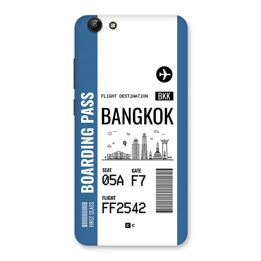 Bangkok Boarding Pass Back Case for Vivo Y69
