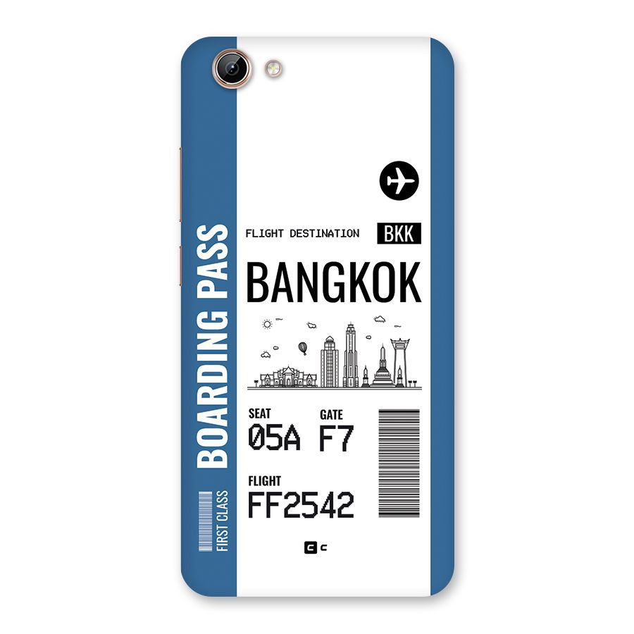 Bangkok Boarding Pass Back Case for Vivo Y71