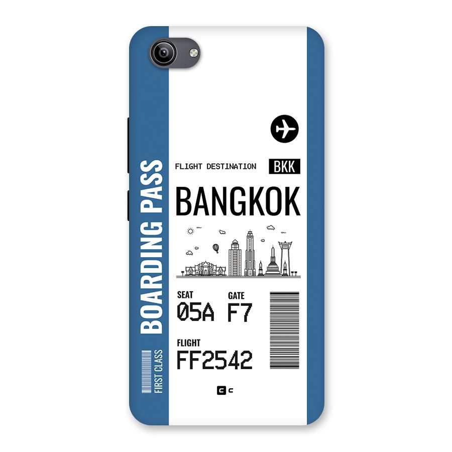 Bangkok Boarding Pass Back Case for Vivo Y81i