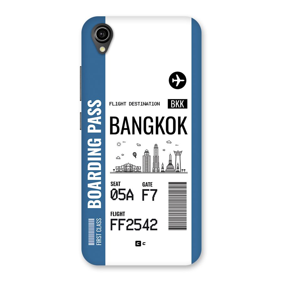 Bangkok Boarding Pass Back Case for Vivo Y90